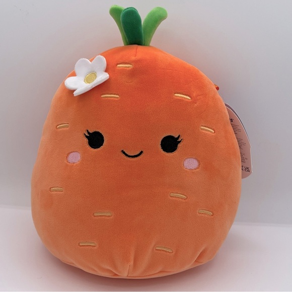Squishmallows 8” Caroleena the Easter Carrot with Flower - Picture 1 of 7